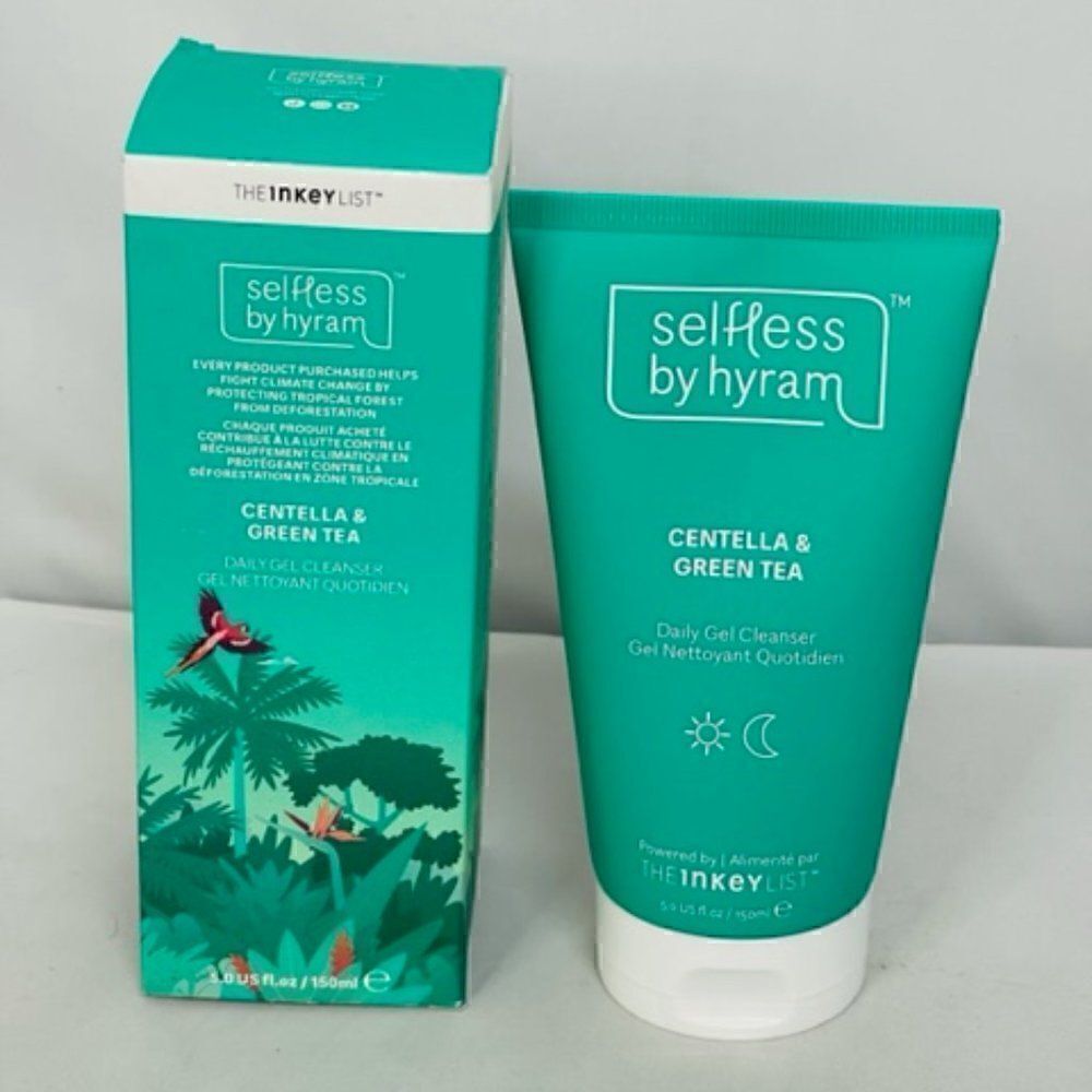 Inkey List SELFLESS BY HYRAM ~ CENTELLA & GREEN TEA DAILY GEL CLEANSER ~ 5.0 OZ